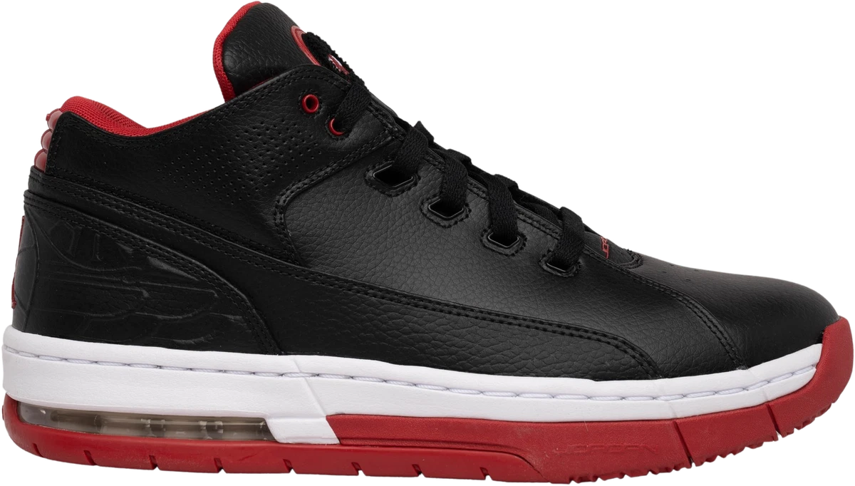 Nike Air Jordan Ol\' School Leather Black Red Hi Top Sneakers 317223-011 sz 11.5 Jordan Ol main image 3