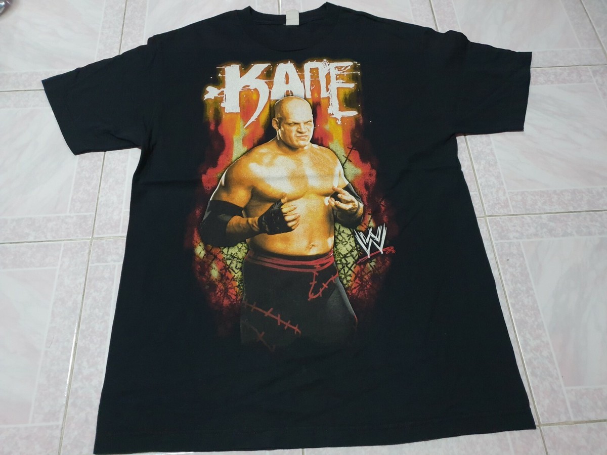 Rare Vintage WWE Kane Wrestling T Shirt Size L | eBay