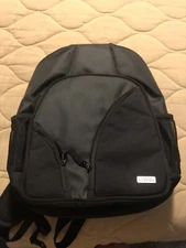 Codi Tri-Pak Black School Bag Laptop Case Backpack Carry-On Luggage Day Pack 16"