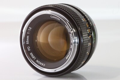Top Mint] CANON FD 55mm F1.2 Chrome Nose “O” Lens MF Standard from