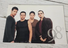 2001 98 Degrees American Greeting Group Birthday Card READ RARE HTF