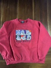 Vtg Looney Tunes Bugs Bunny Sweatshirt Sz SXL Warner Bros Store Embroidered 1995