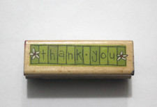 Thank You Rubber Stamp 2006 Kolette Hall