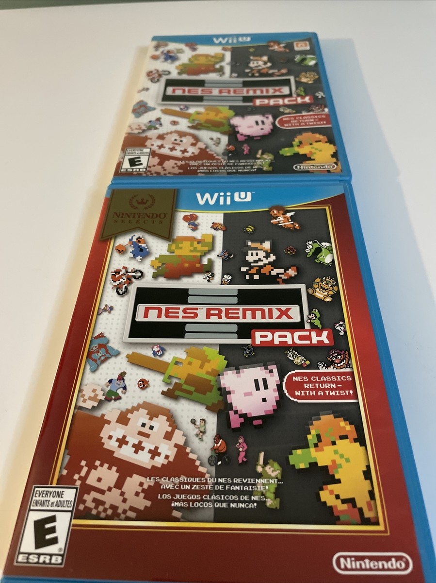 NES Remix Pack (Nintendo Wii U, 2014) Complete - Both Variants
