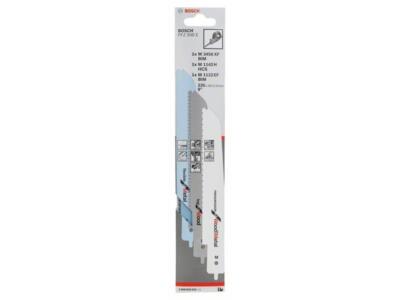 Bosch 3tlg. Stichsägeblatt-Set für Bosch-Multisäge PFZ 500 E