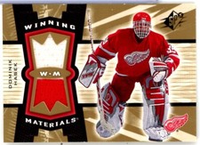 2006-07 SPx Winning Materials #WMHK Dominik Hasek JERSEY - Detroit Red Wings