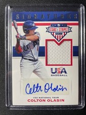 2017 Panini USA Stars & Stripes Colton Olasin Autographed Jersey #/99!!!