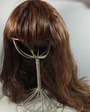 WIG LONG OUTRE Synthetic HAIR ,layered LACE FRONT - Copper Dk. Brown Clips