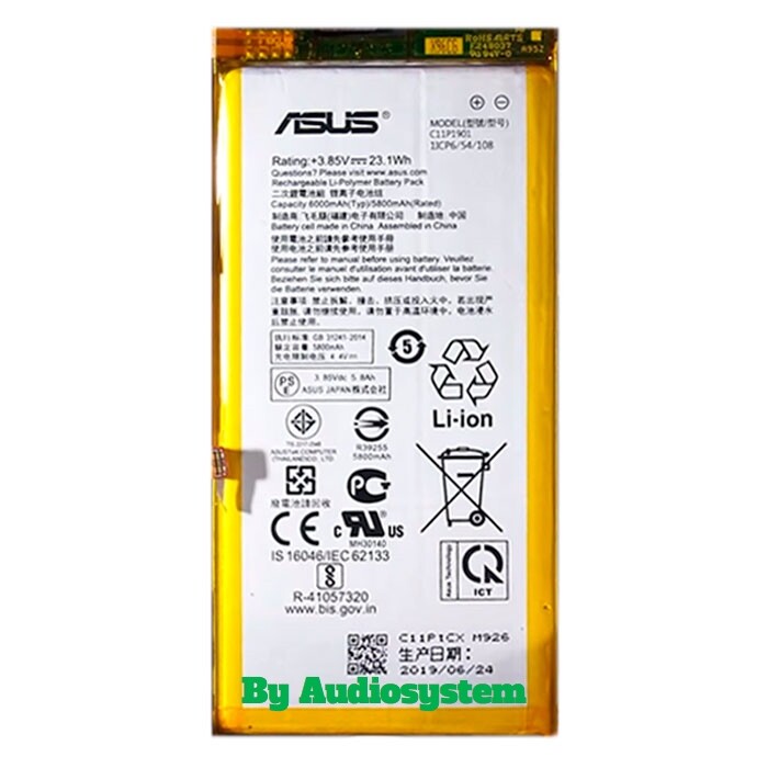 BATTERIA ORIGINALE ASUS per ROG PHONE 2 II ZS660KL 5800MaH C11P1901 PILA NUOVA