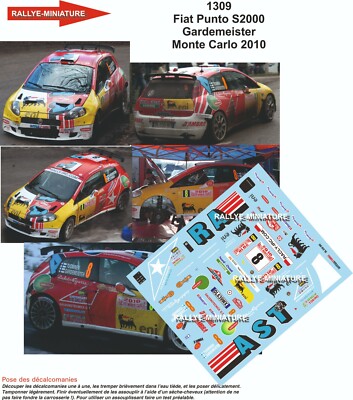 Decals 1/24 ref 1304 peugeot 207 s2000 sarrazin rallye monte carlo 2010 rally Decals 1/24 ref 1304 peugeot 207 s2000 sarrazin rallye monte carlo 2010 rally
