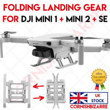 DJI MAVIC MINI 1 2 SE FOLDING LANDING GEAR LEGS FEET HEIGHT RISER - UK STOCK