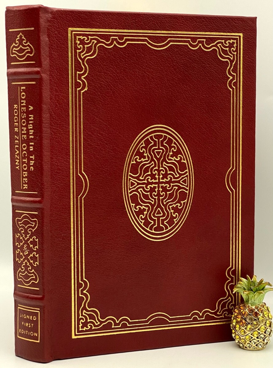 🖊SIGNED 1ST Easton Press Zelazny A NIGHT IN LONESOME OCTOBER