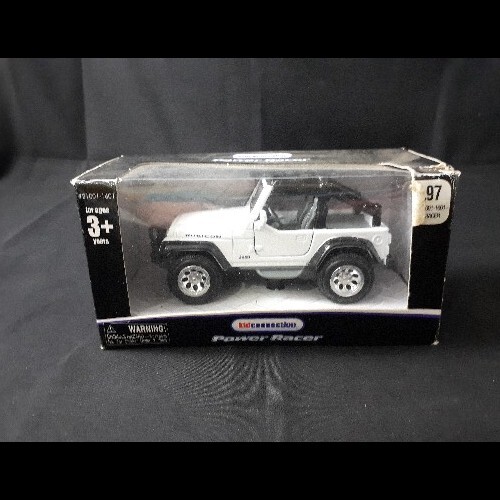 Jr Typing Barbie Jeep Wrangler Toy JEEP RUBICON POWER RACER KID - Main Image