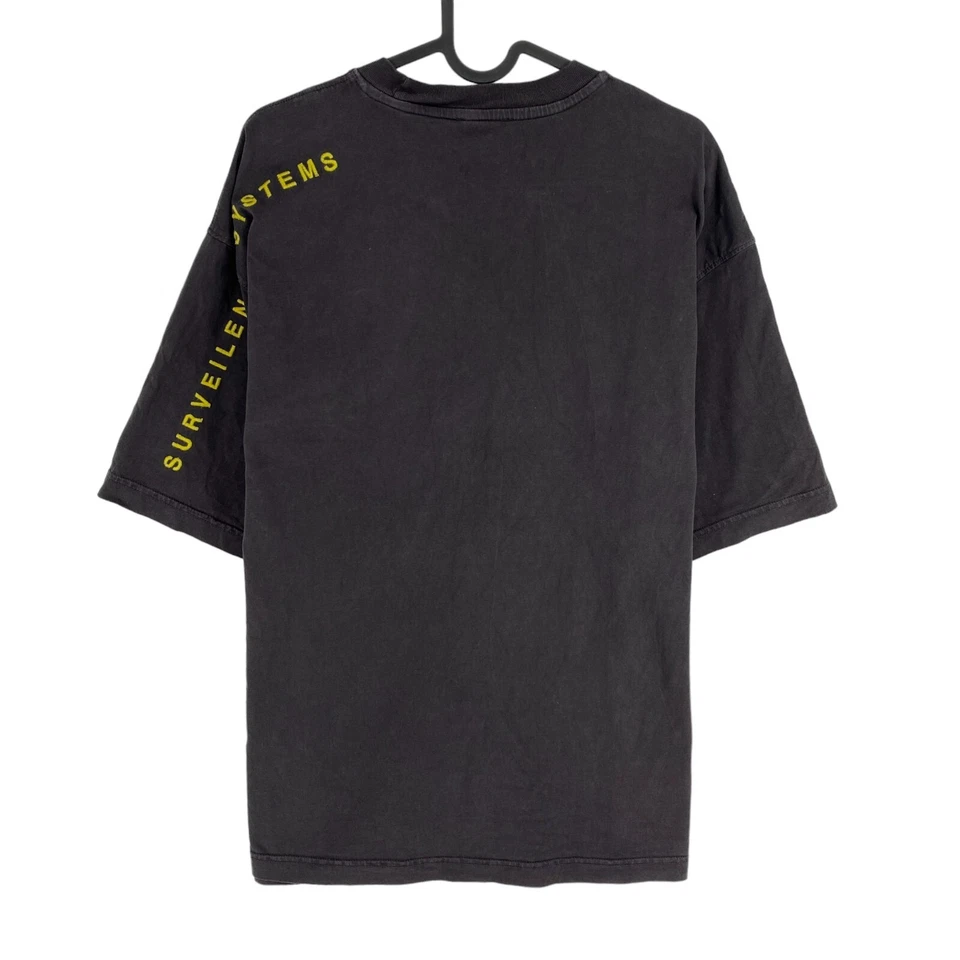 Diesel Hommes Gris Foncé T-WASH-E4 Col Rond Manches Courtes T Shirt Taille M - Photo 3/4