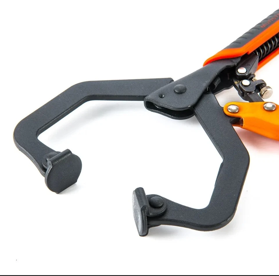 7" Automatic C-Clamp Self-Adjusting Quick Release Gripwith Pads - Image 3 of 4