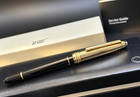 Montblanc Meisterstuck Solitaire Doue P163 Classic Black Gold Rollerball Pen — photo 6