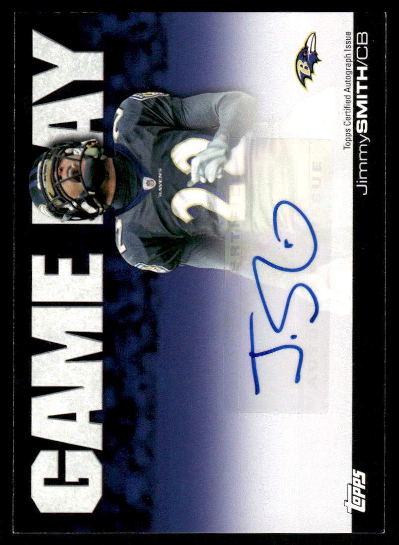 Jimmy Smith Topps Game Day Autographs #JSM Base
