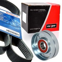 Bosch 6PK1760 Keilrippenriemen + Rolle FüR Volvo V40 645 S40 I 644 95-2004