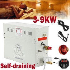 Steam Generator 9KW ST-135M Controller Home Shower Spa Sauna Bath Humidifier New