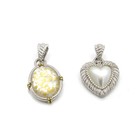 Judith Ripka Sterling Silver Citrine Necklace Earring Ring Lot of 7 #S5047-5 — photo 7