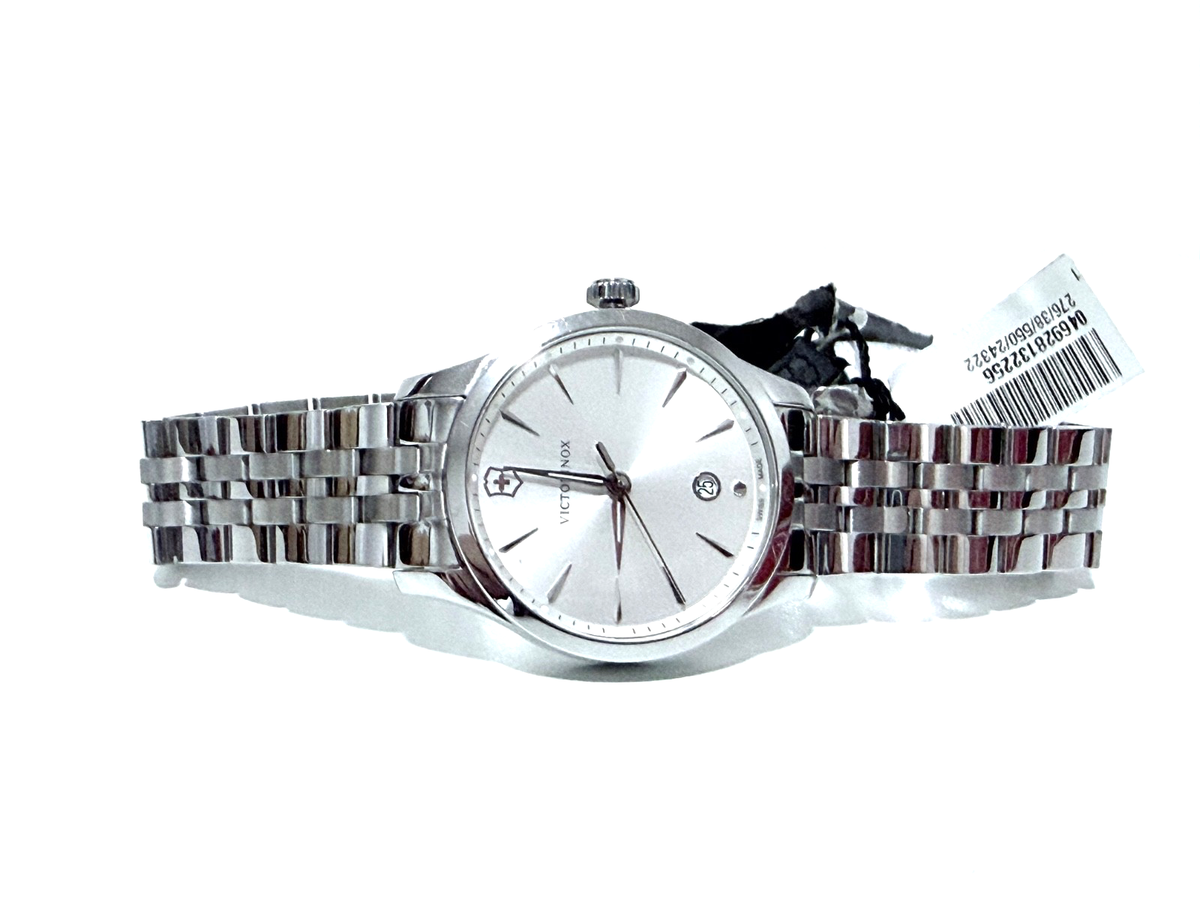 VICTORINOX SWISS ARMY ALLIANCE 241828 LADIES SILVER STAINLESS