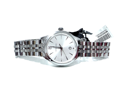 VICTORINOX SWISS ARMY ALLIANCE 241828 LADIES SILVER STAINLESS