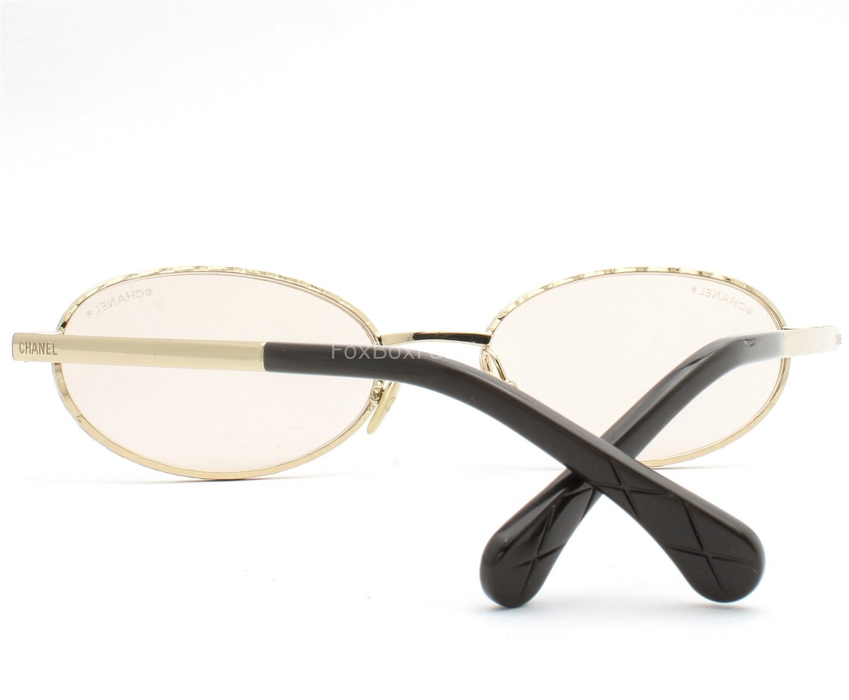 Chanel Sunglasses Blue Light Filter Glasses Pale Gold  display picture 3