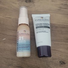 Pureology Color Fanatic 2 Pack Leave In Spray And Top Coat + Sheer. Travel Size