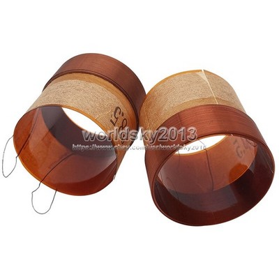 2pcs 38.5mm 8ohm KSV Speaker Voice Coil Woofer Bass Sound Drive Repair 4-Layer *
