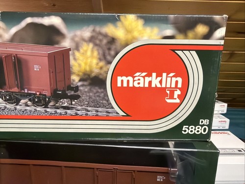 Spur 1 MÄRKLIN 5880 DB Hochbordwagen 4-achsig off. Güterwagen OVP | Condition: Neu