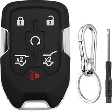 6 Button Key Fob Case Shell for Chevy Suburban Tahoe GMC Yukon XL Denali 2015 20