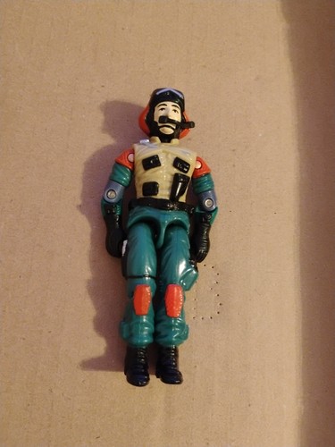 GI JOE LIFT TICKET PILOTE TOMAHAWK FIGURINE 1986 VINTAGE JOUET