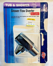 NEW - MASTER PLUMBER Shower Flow Diverter w/Arm Ctrl, Brass, Chrome Fin. 542 327