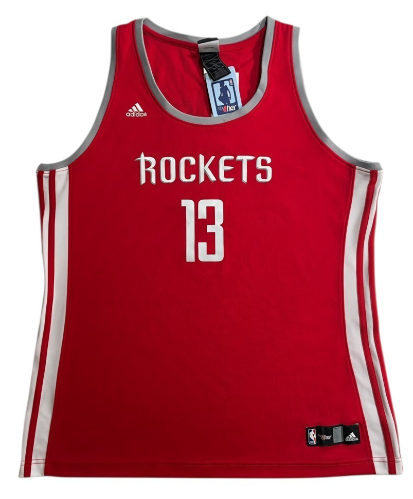 Adidas Houston Rockets James Harden #13 Women's Jersey Red Size