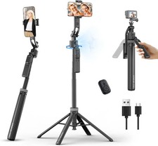 ULANZI TT23 64" Auto Face Tracking Tripod for Iphone/Android with Remote, 360 Ro