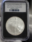 2006 US Silver Eagle $1 Unc In Black Slab