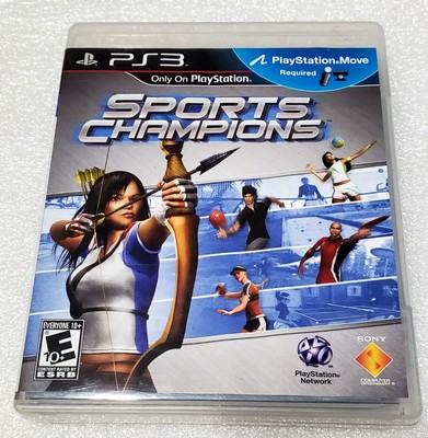 Sports Champions (Sony PS3, 2010) PlayStation Move Complete w/ Manual Tested