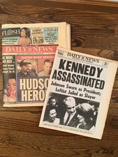 New York Daily News November 23 2003 Kennedy Assassinated 1963 Reprint Full