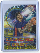 Marcus Sasser 2023-24 Topps Chrome Cosmic Rookie Launched Into Orbit Gold /50
