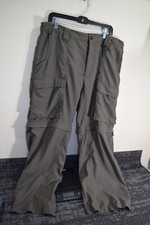 Boy Scout Official Convertible MICROFIBER Uniform Pants MENS L Relaxed Fit 40x29