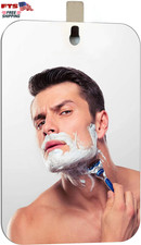 Deluxe Large Fogless Shower Mirror 7.48x11 Inch Anti Fog Wall Hanging