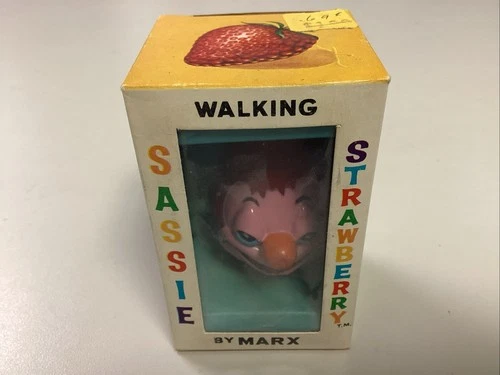 Vintage MARX 1967 Sissie Strawberry Walking Mechanical Wind-up UNOPENED