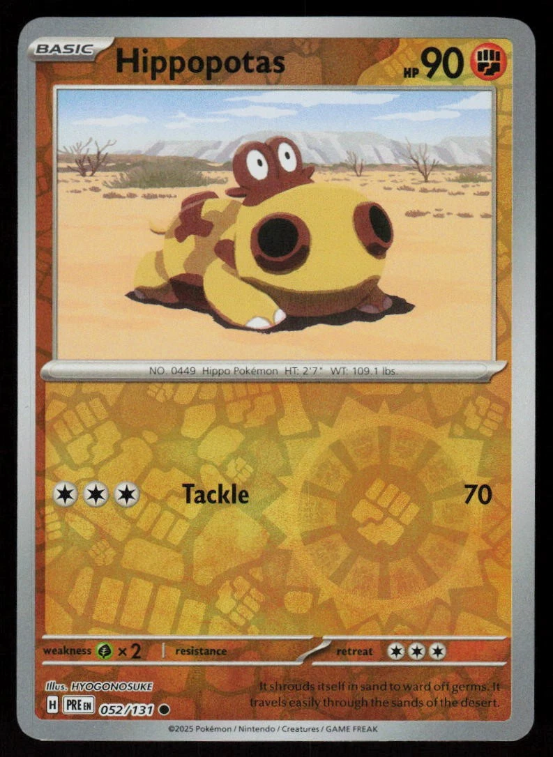 Hippopotas 052/131 Prismatic Evolutions for sale | eBay