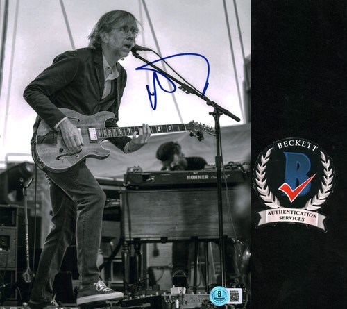 Trey Anastasio Signed Phish Legendary Guitar Player 8x10 Photo Beckett BAS COA