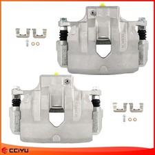 Pair Front Disc Brake Calipers W Bracket For 2011-2015 Kia Optima L4 2.0l