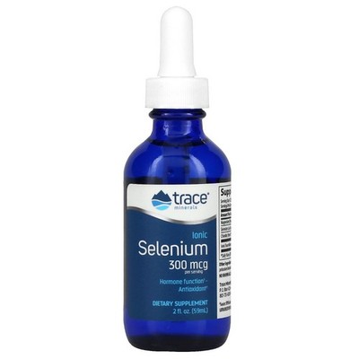 Trace Minerals  , Ionic Selenium, ionisches Selen, 300 mcg, 59 ml