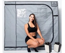 3 Person Full Body Sauna Bundle in-Home Use for Relaxation, Recovery, and Health