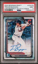2024 Bowman Draft Travis Bazzana HTA Choice Auto /150 PSA 9 *1st Bowman Auto*