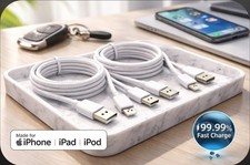 Image of "Apple Fast Charging Cable for iPhone iPad iPod - 99% Efficient USB-C".