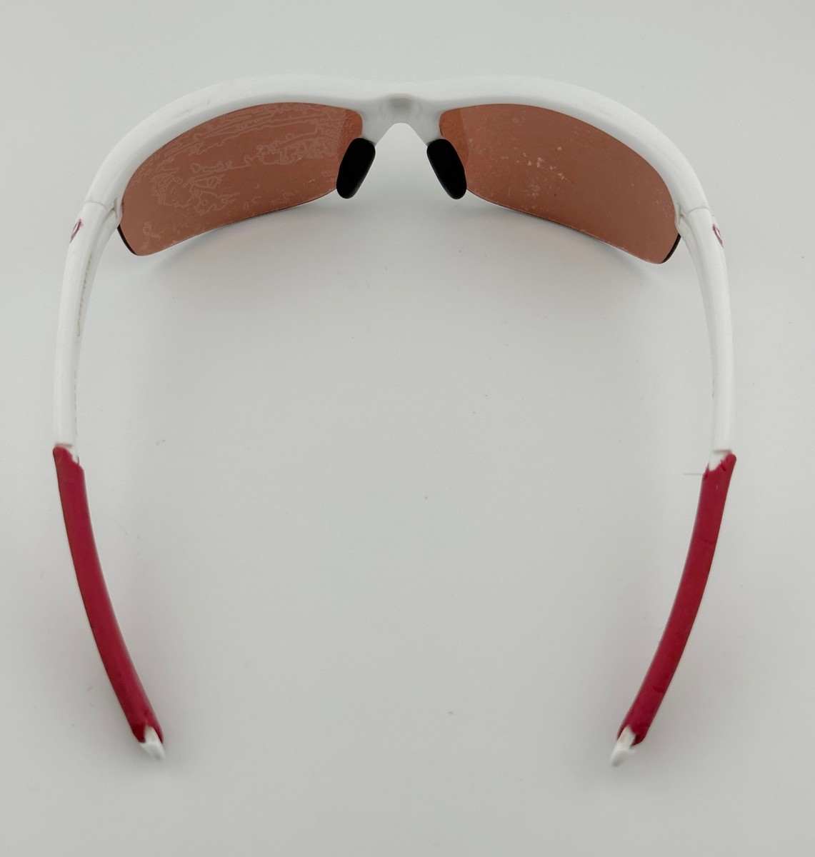 Oakley Commit SQ Sunglasses FRAME 24-176 White Pink Breast Cancer